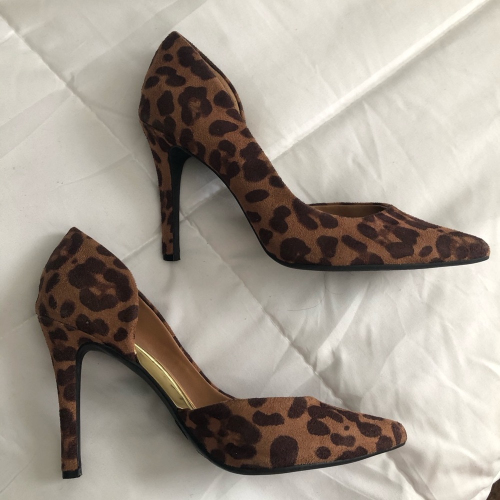 Cheetah print heels